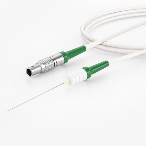 Neurotherm-compatible reusable RF electrode — alternate view